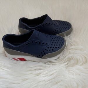 Native Baby Navy and Gray Shoes C6 size